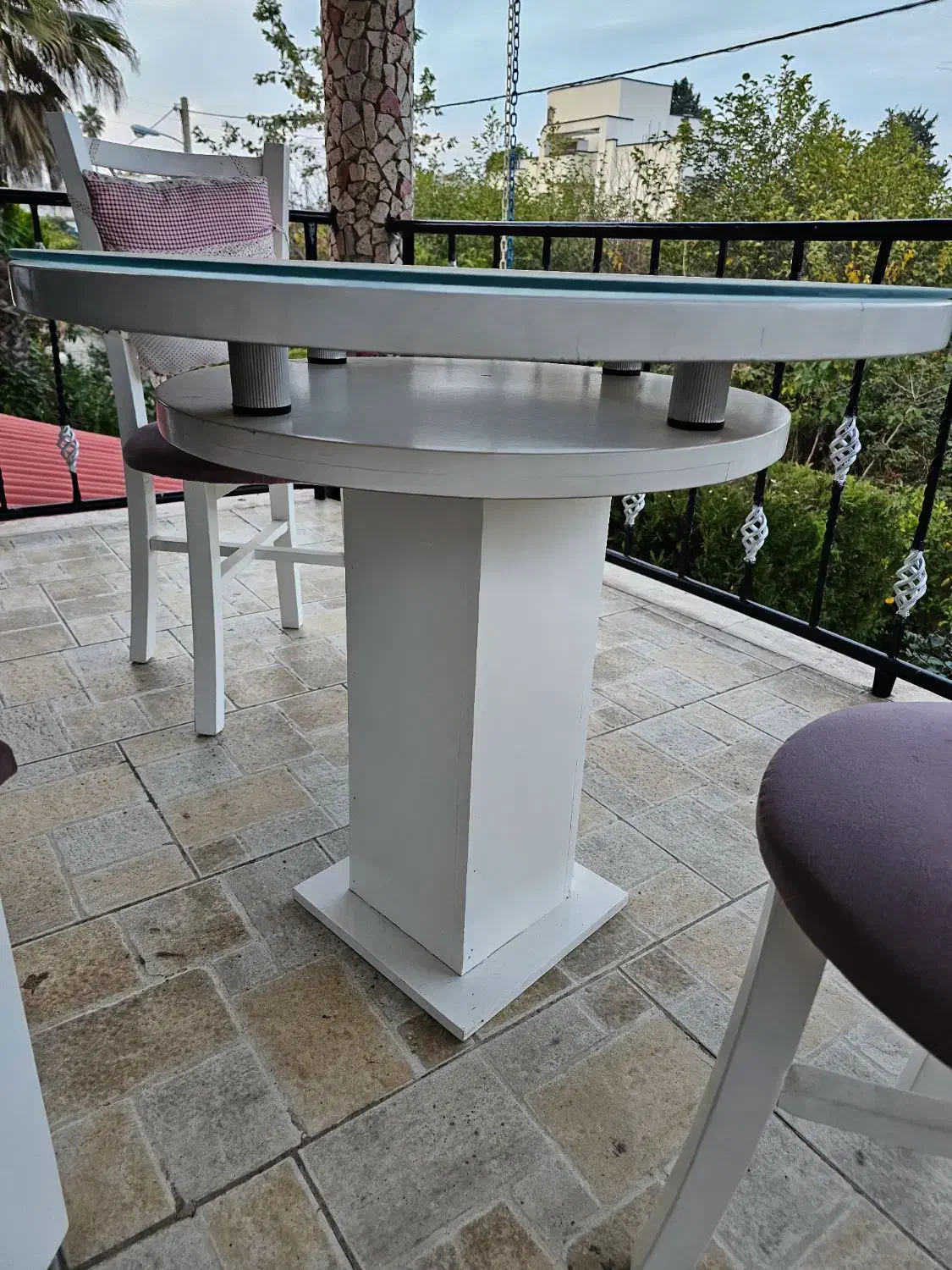 میز صندلی چوبی|میز و صندلی غذاخوری|رویان, |دیوار