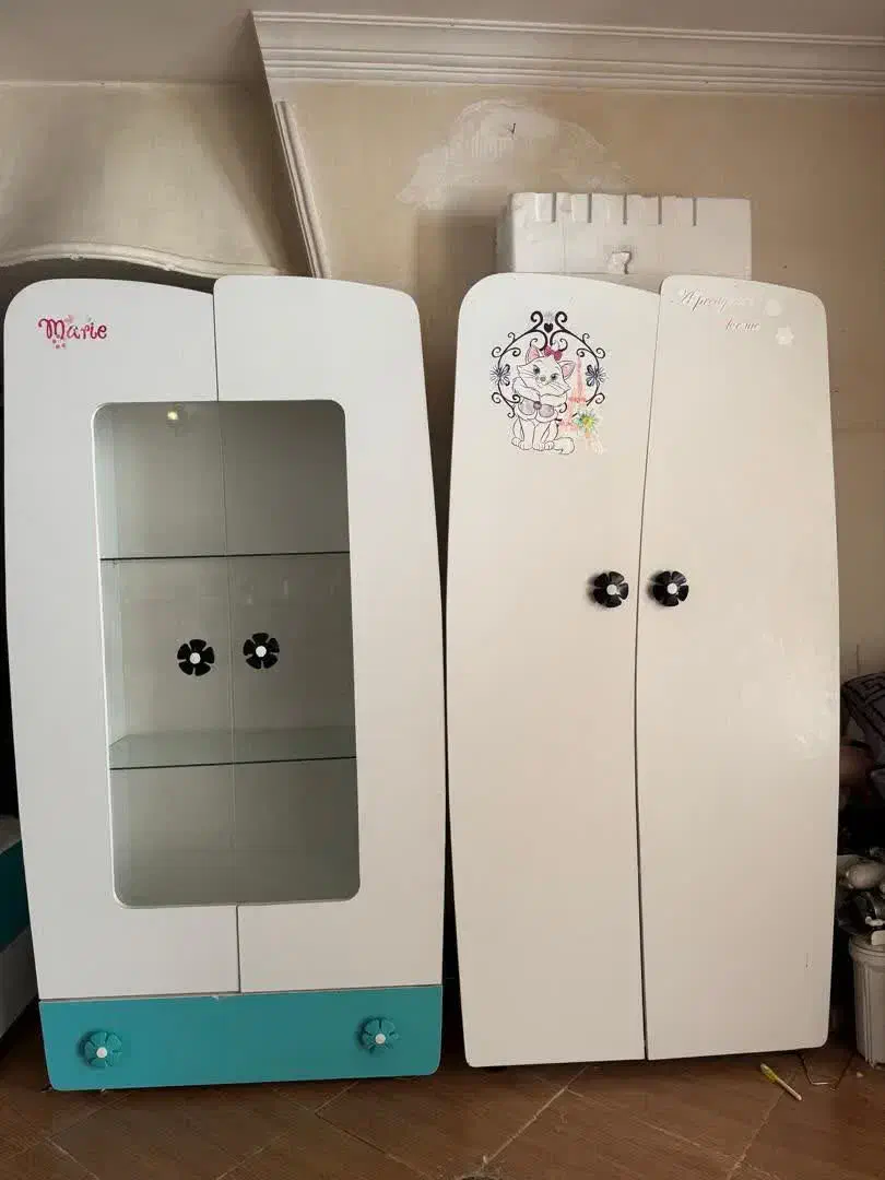 سرویس تختخواب و کمد و آینه دراور کودک ونوجوان سالم|تخت و صندلی بچه|مشهد, رضاشهر|دیوار