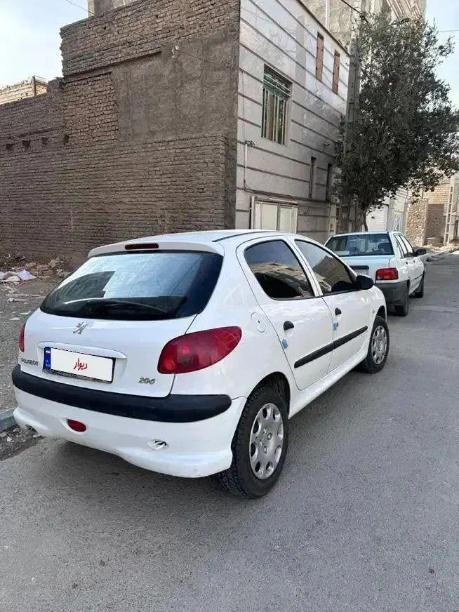 پژو۲۰۶ تیپ ۲|خودرو سواری و وانت|ورامین, شهرک فاطمیه|دیوار