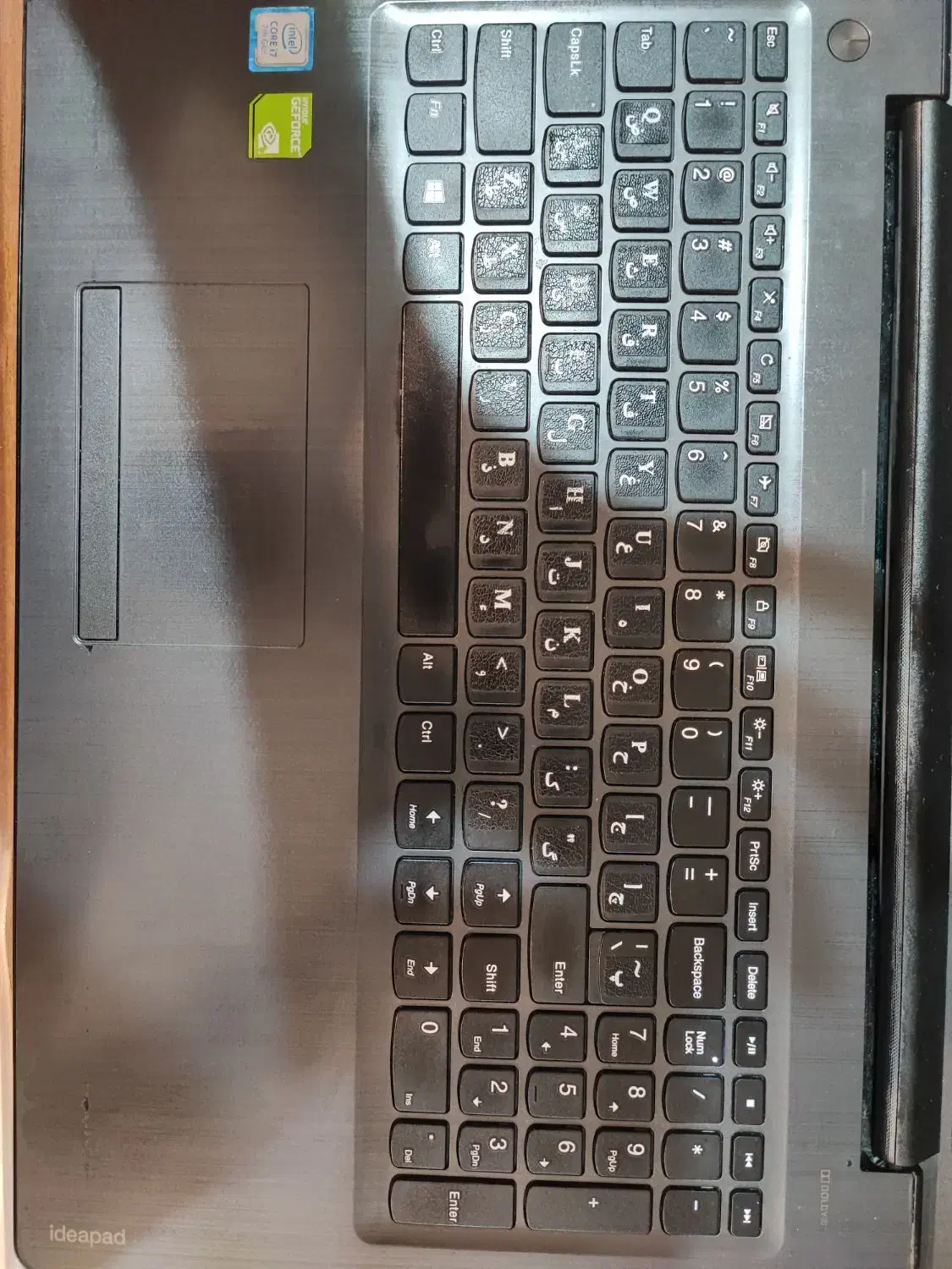 لپ تاپ لنوو i7 نسل ۷ گرافیک ۲ رم ۸ و هارد SSD 500|رایانه همراه|قائم‌شهر, |دیوار