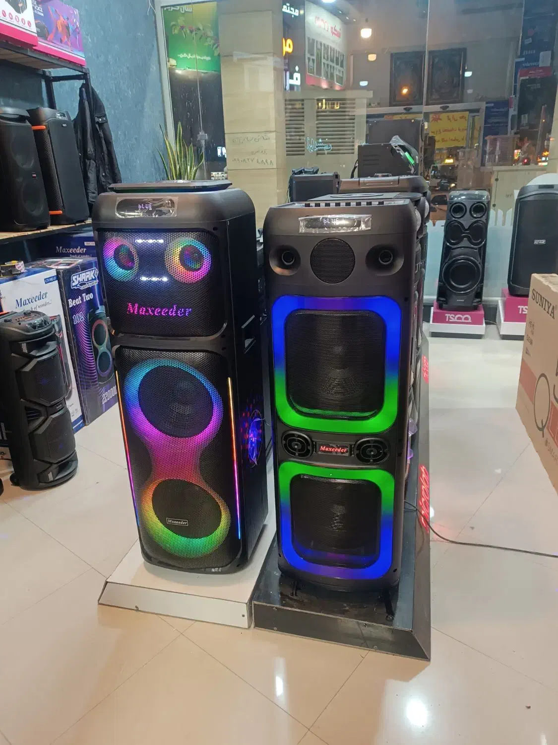 پارتی باکس سری جدید مکسیدر ارتفاع 1/40 برق مستقیم|سیستم صوتی خانگی|مشهد, کلاهدوز|دیوار