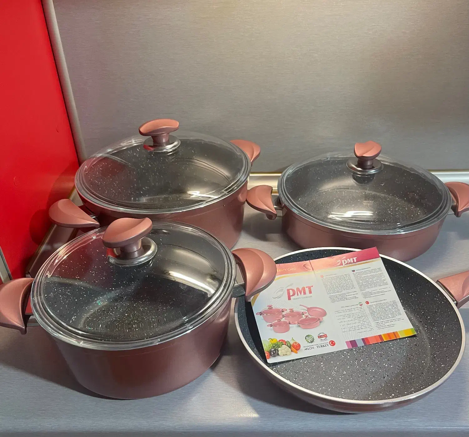 سرویس 7پارچه pmtدرب پرگس درجه یک|ظروف پختوپز|ارومیه, |دیوار