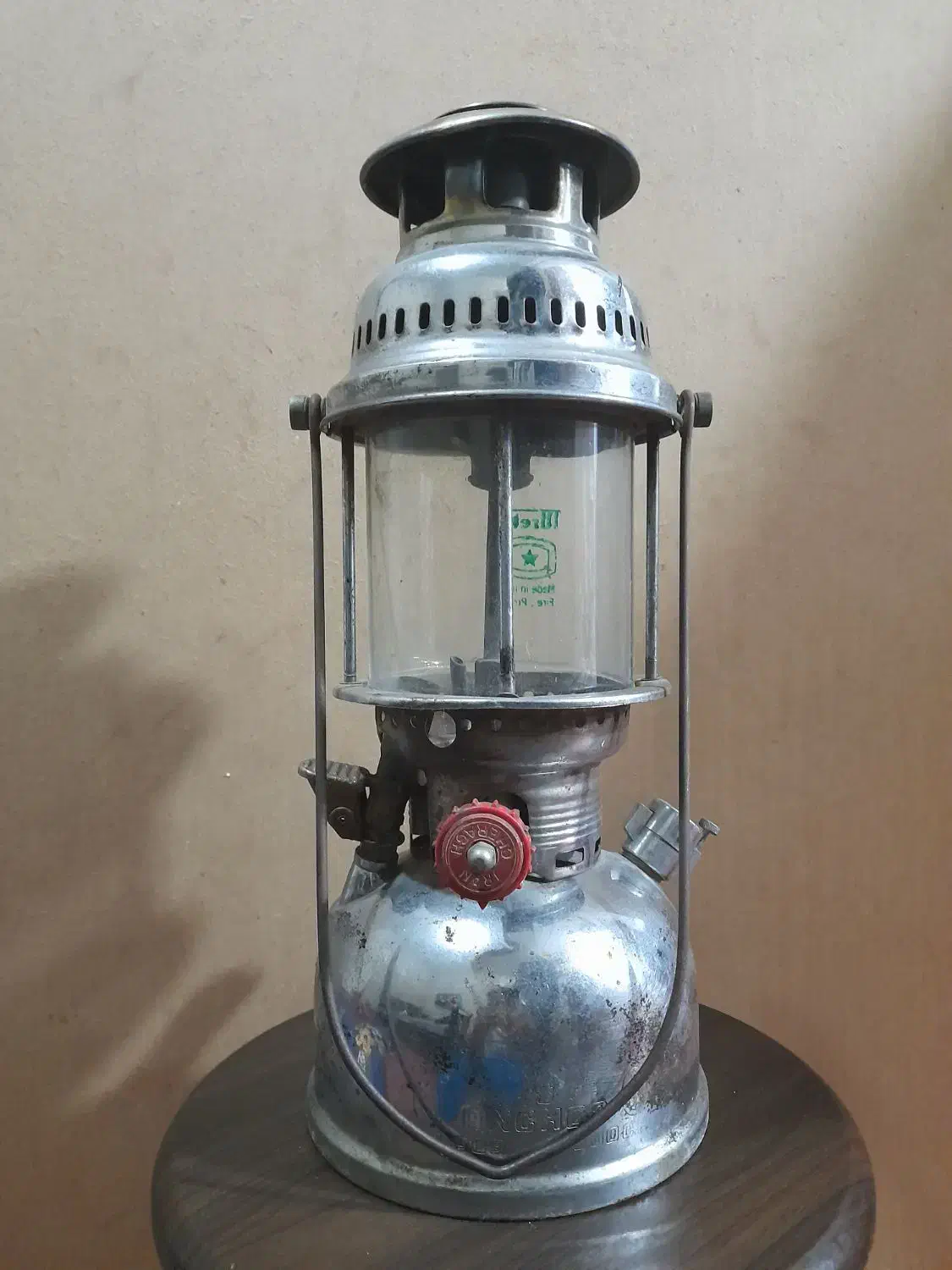 چراغ فانوس نفتی قدیمی اصلی|کلکسیون اشیاء عتیقه|ملارد, |دیوار