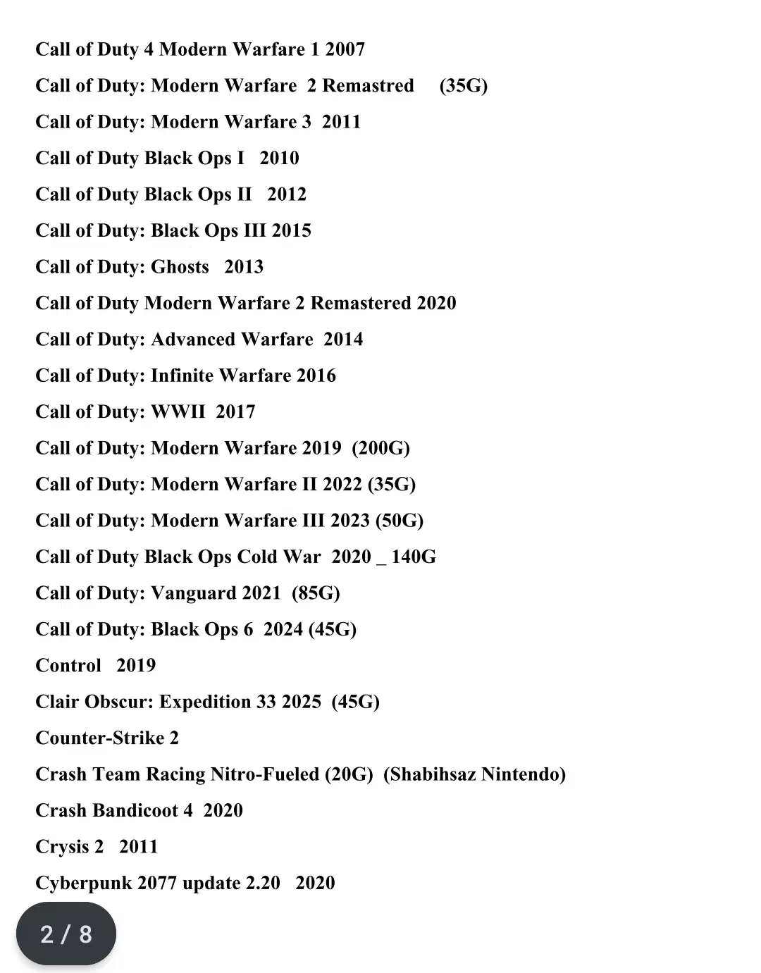 دیتای بازی کامپیوتر|کنسول، بازی ویدئویی و آنلاین|مشهد, آزادشهر|دیوار