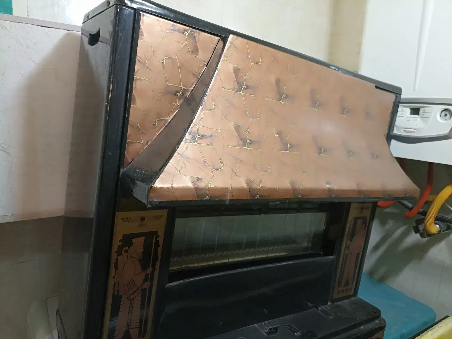 بخاری گازی سوز|بخاری، هیتر، شومینه|میانه, |دیوار