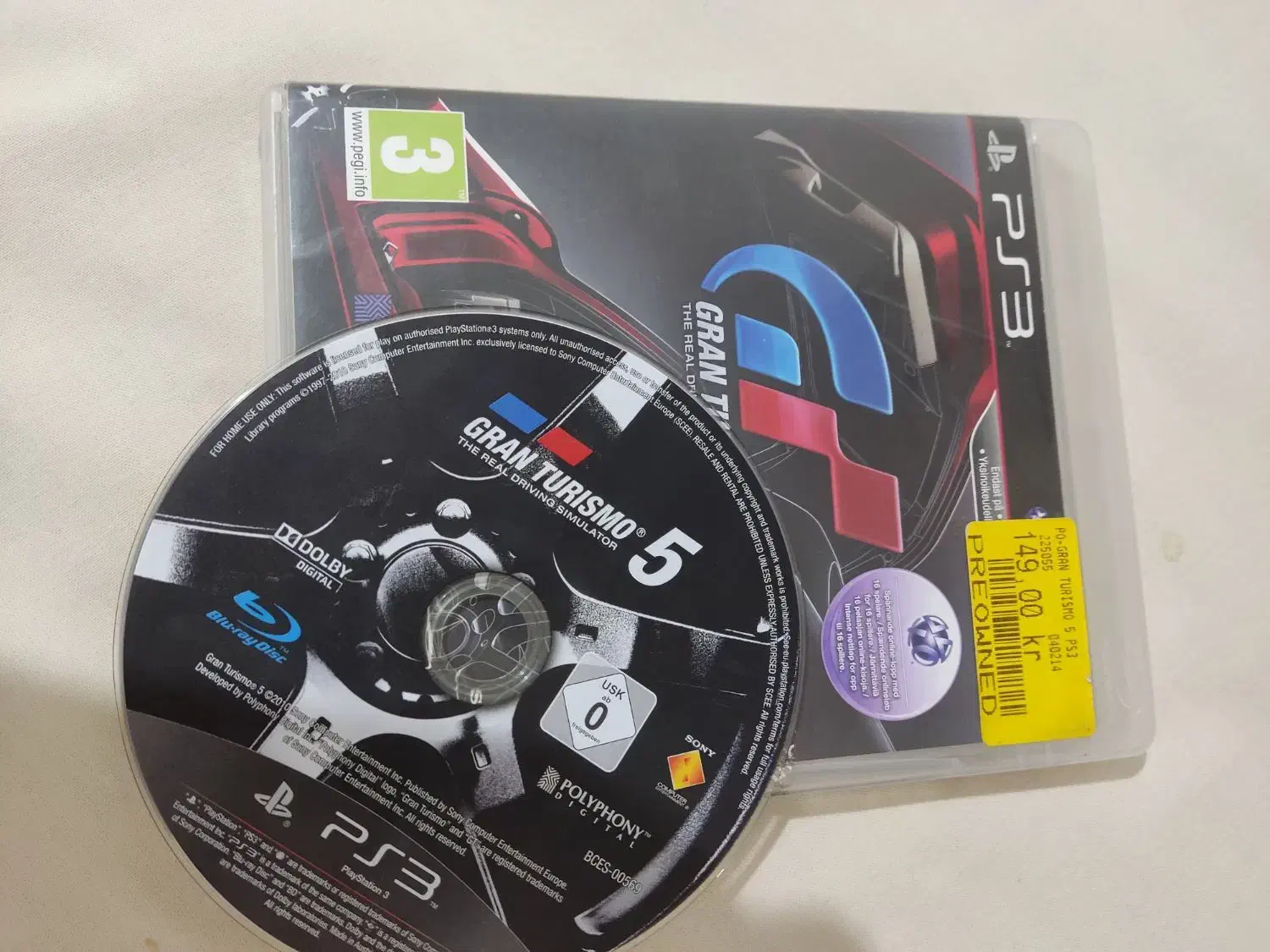 دیسک اورجینال (PS3) بازی گرند توریزمو|کنسول، بازی ویدئویی و آنلاین|پاوه, |دیوار