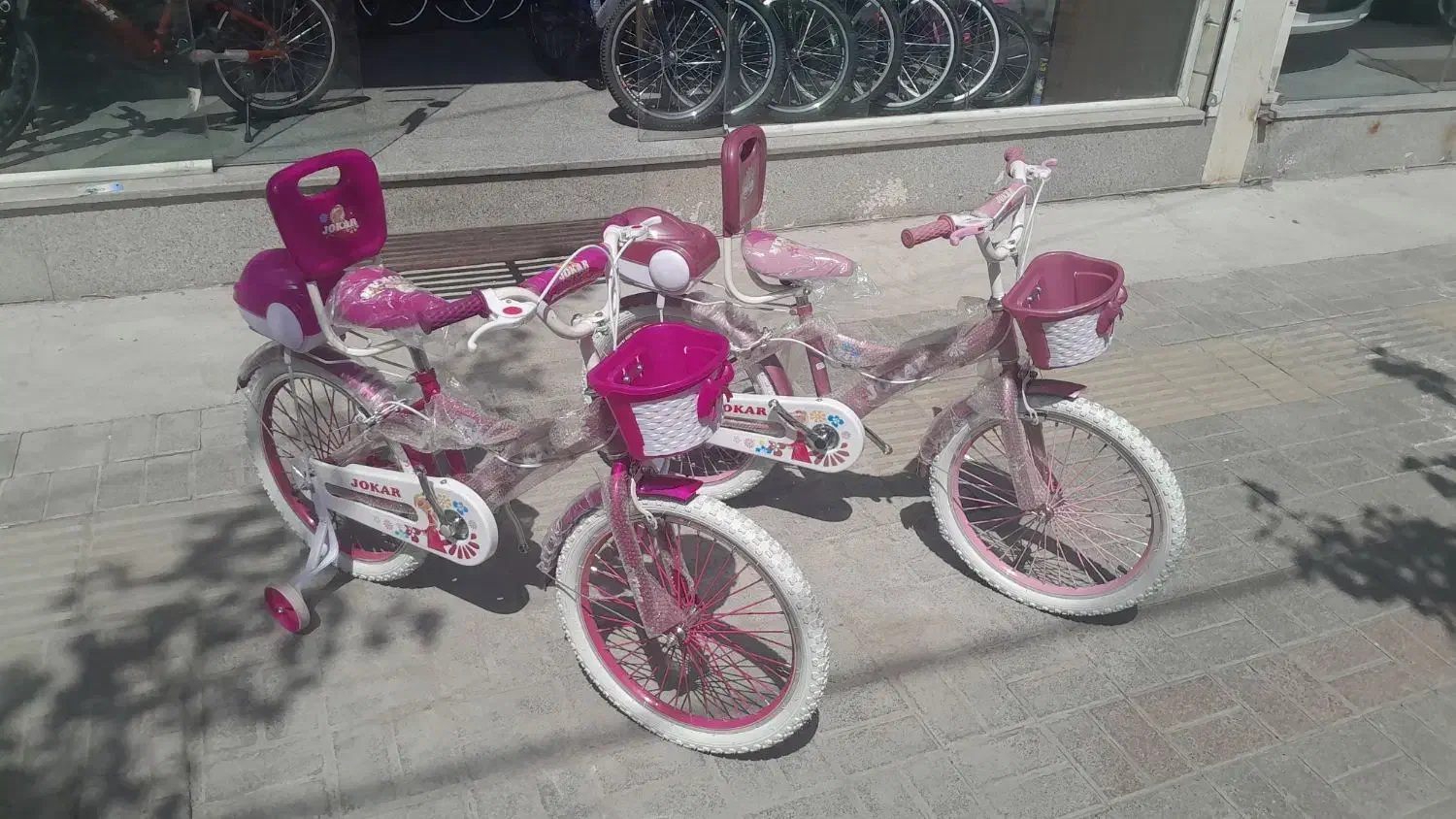 دوچرخه ۱۲ و ۱۶ و ۲۰ صورتی دخترانه|دوچرخه، اسکیت، اسکوتر|مشهد, یوسفیه (شهرک غرب)|دیوار