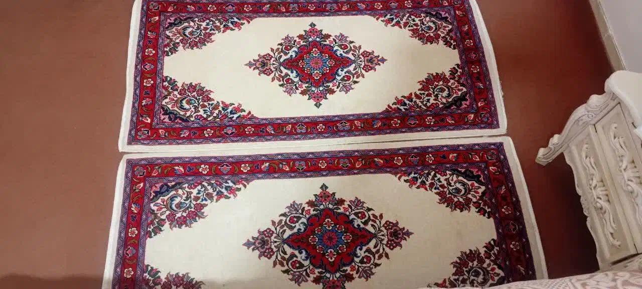 دو عدد فرش زرنیم کف ساده|فرش|اراک, |دیوار