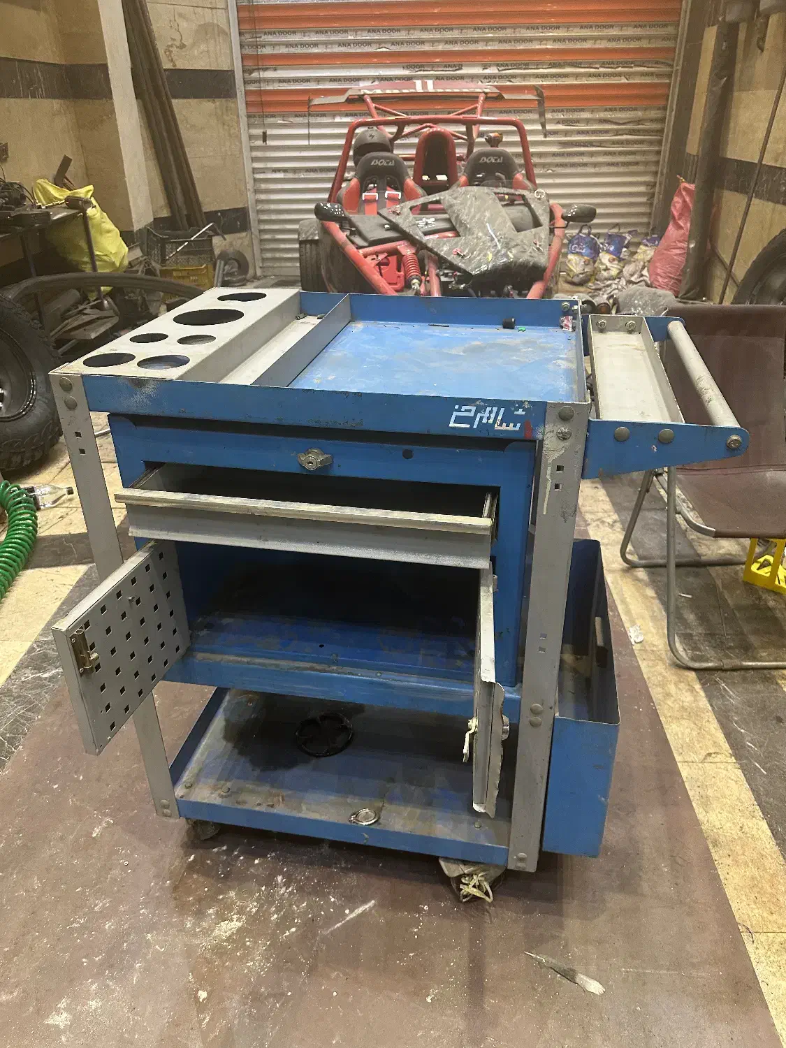 میز جعبه ابزار کارگاهی|ابزارآلات|باقرشهر, |دیوار