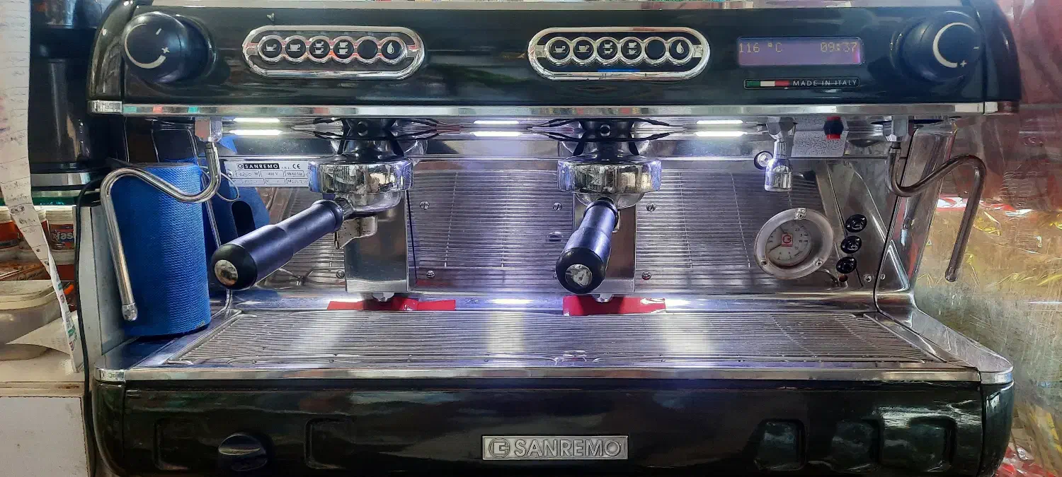 دستگاه صنعتی سن رمو2018 ایتالیایی دوکاپ|کافی‌شاپ و رستوران|آوج, |دیوار