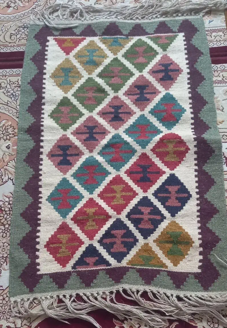 گلیم دستباف|گلیم، جاجیم، گبه|خرمدره, |دیوار