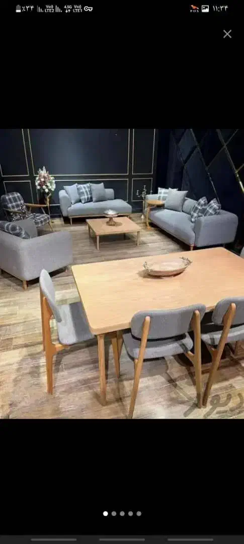 مبل هفت نفره نفس//|مبلمان خانگی و میز عسلی|ساوه, |دیوار