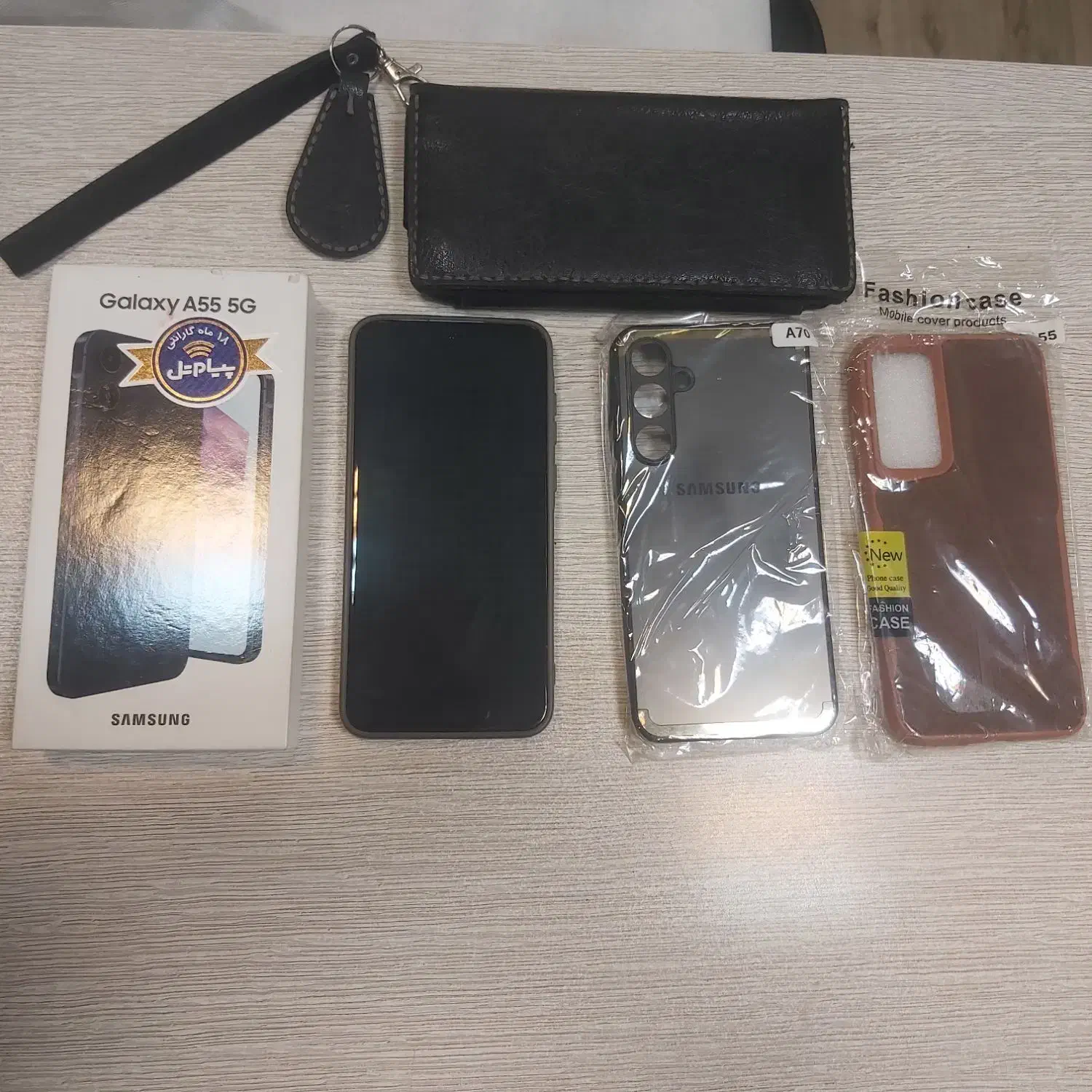 a 55 سامسونگ در حد نو با لوازم جانبی|موبایل|تهران, شهرآرا|دیوار