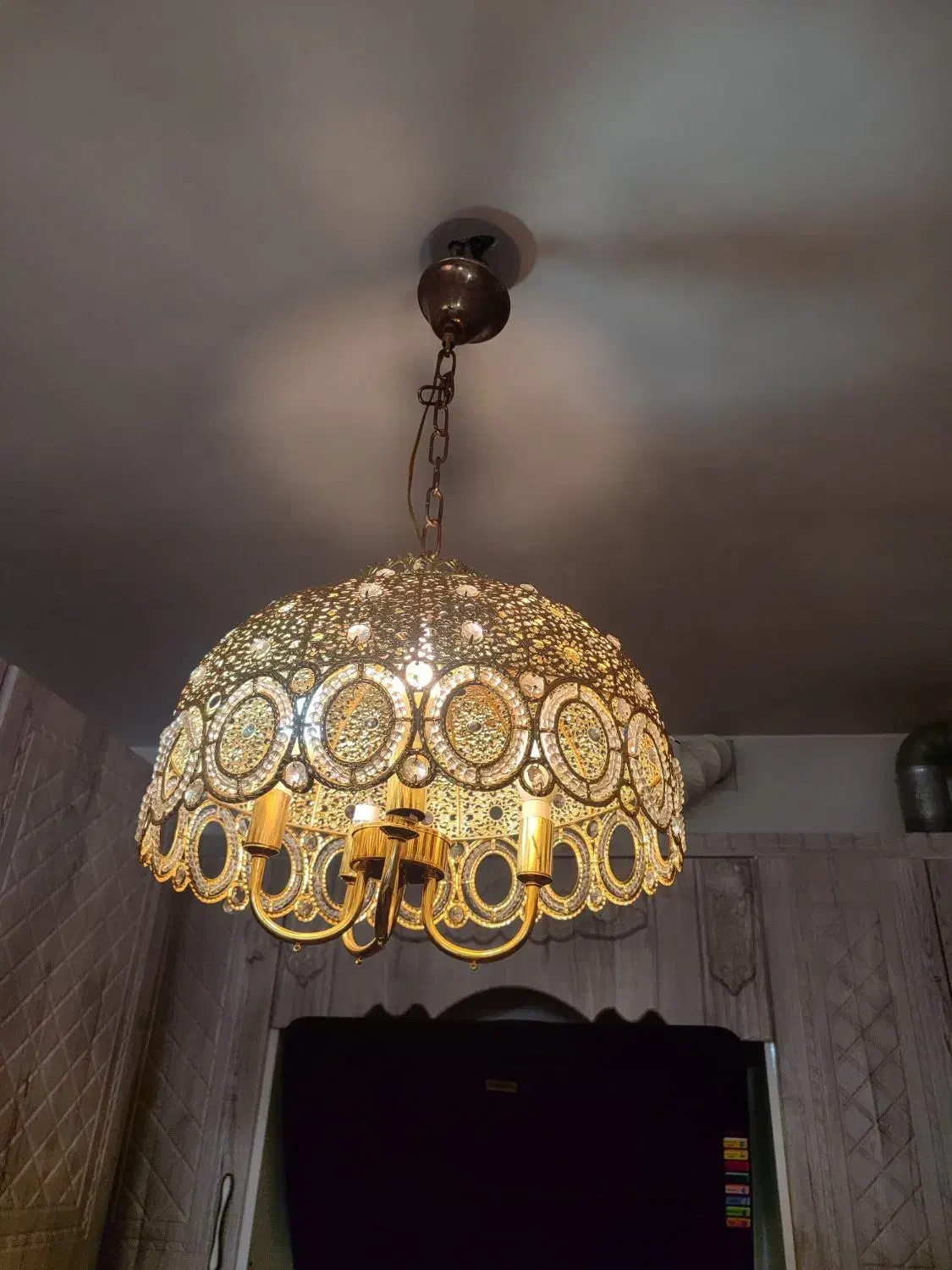 لوستر پذیرایی و آشپزخانه|لوستر و چراغ آویز|ورامین, ورامین|دیوار