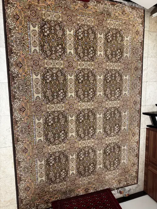 فرش ماشینی 700شانه ستاره کویر یزد|فرش|تهران, سوهانک|دیوار