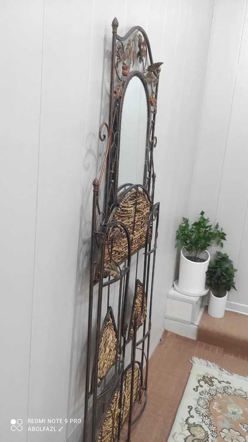 میز آرایش فلزی|آینه|امیدیه, |دیوار