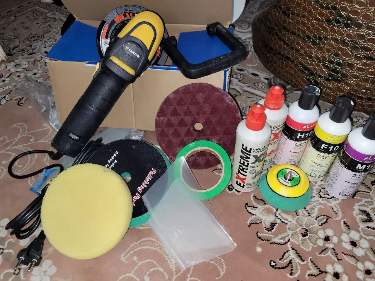 پولیشر کنزاکس اوربیتال با دیمر وکلی وسایل گارانتی|قطعات یدکی و لوازم جانبی|تهران, مینابی|دیوار