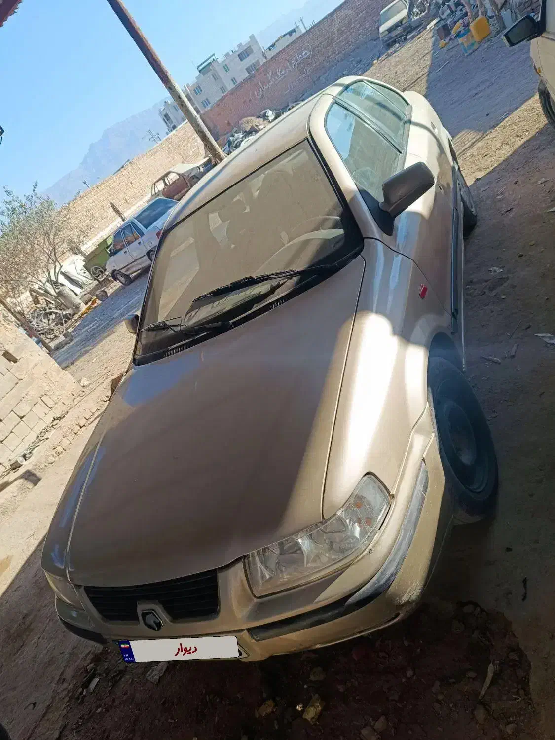 ماشین سمند مدل84 بژ|خودرو سواری و وانت|زرند, |دیوار