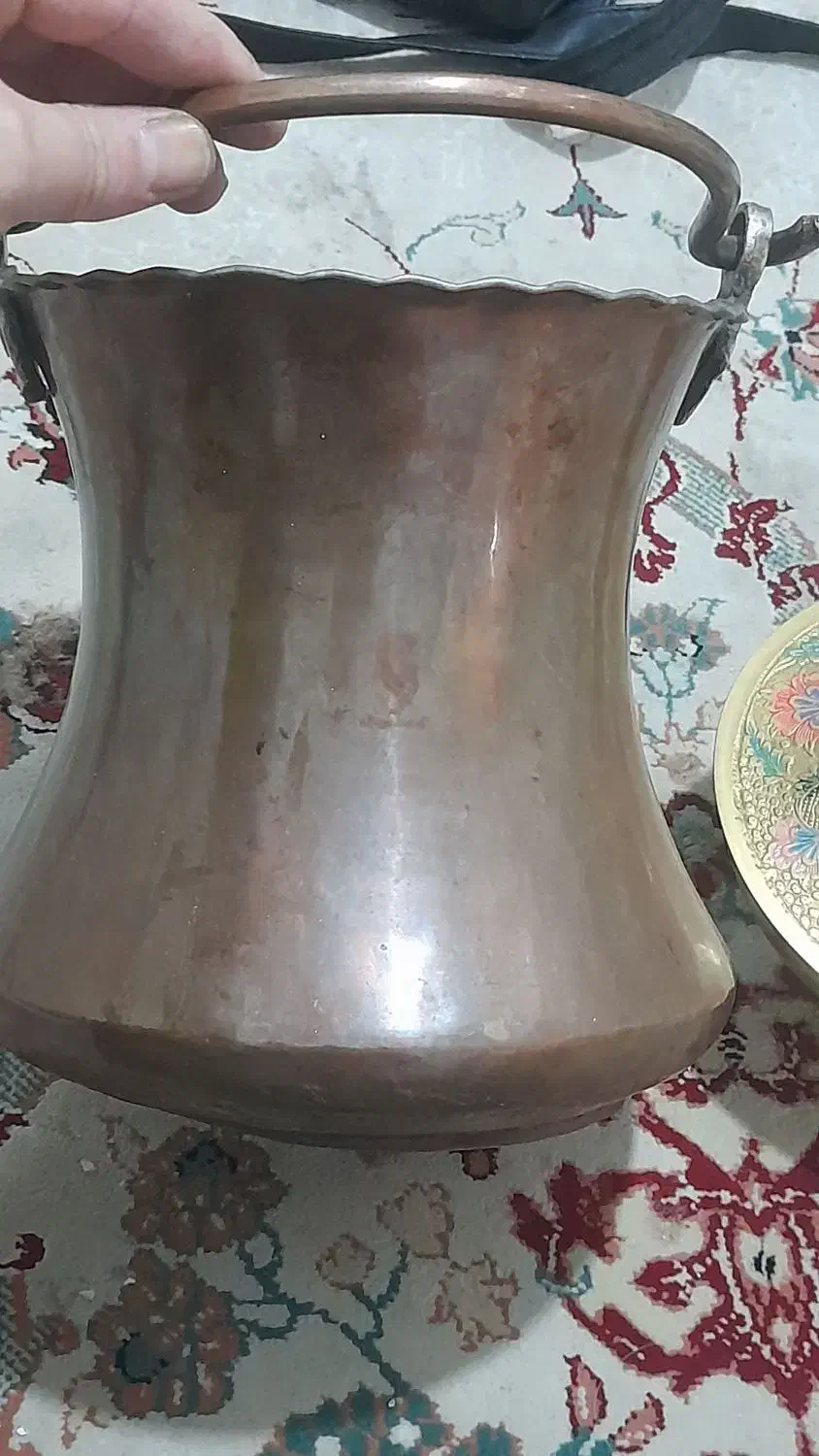 ظروف مسی|کلکسیون اشیاء عتیقه|ماهدشت, |دیوار