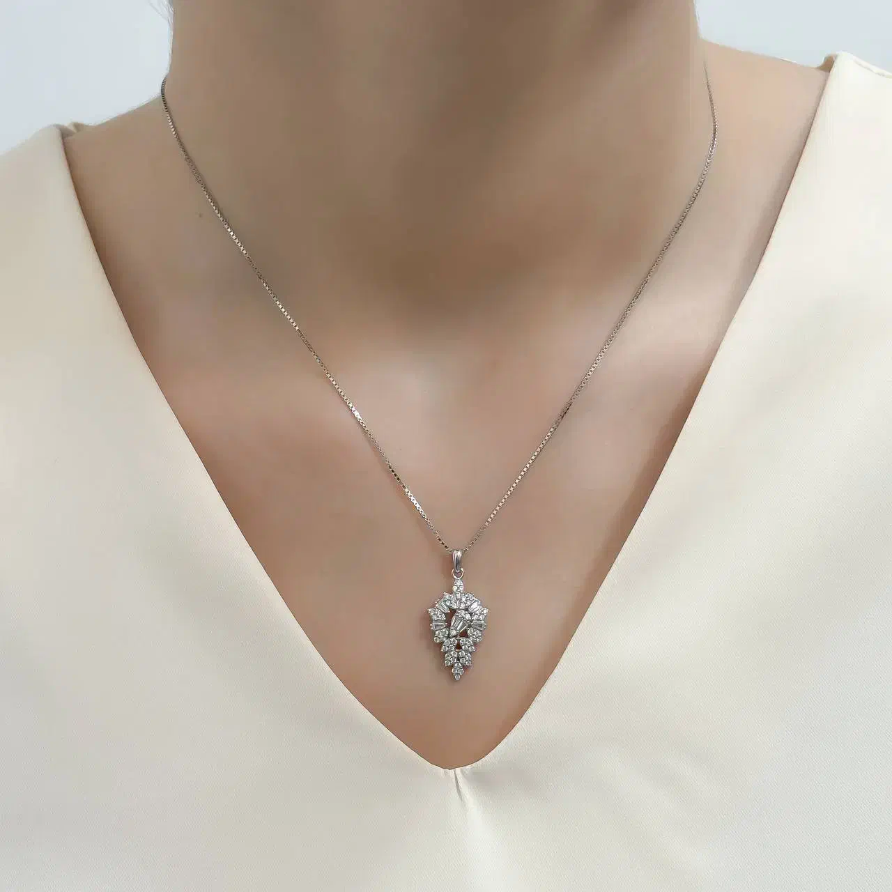 گردنبند نقره کادو تولد متفاوت شیک جواهری ناب 3107|بدلیجات|تبریز, |دیوار