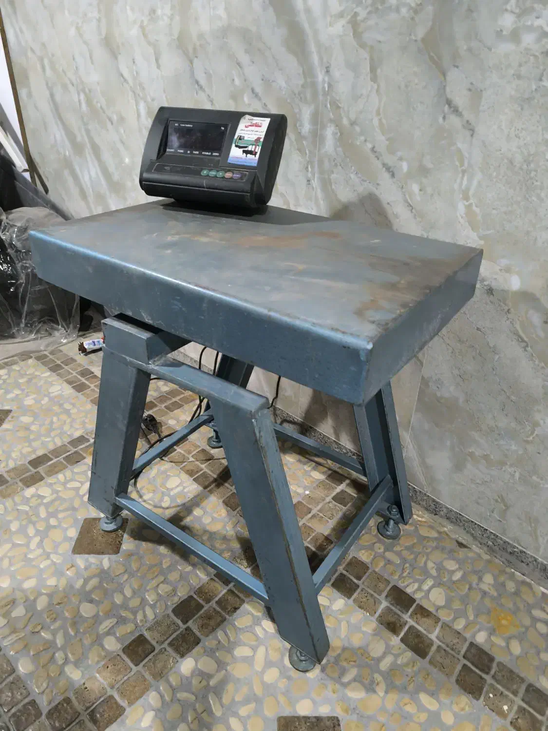 باسکول ترازو قاپان ۱ تن کره ای دست‌ساز دیجیتال|ابزارآلات|تبریز, |دیوار