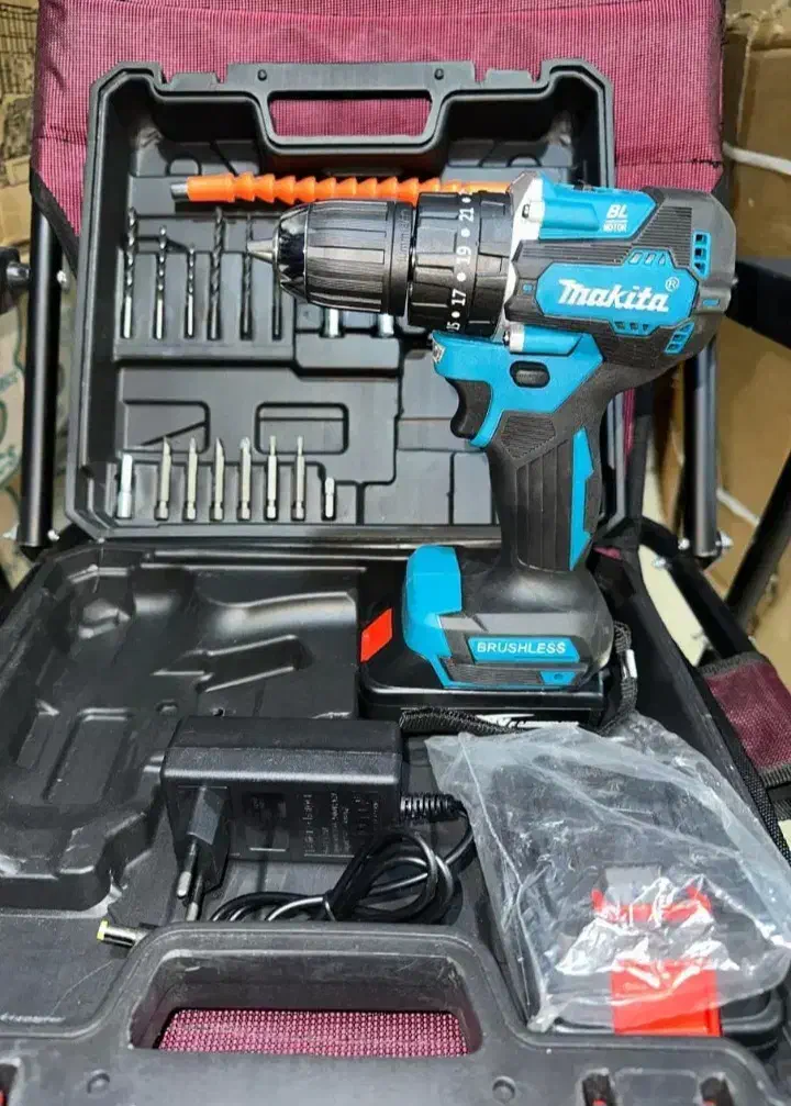 دریل شارژی گیربکسی براشلس سه حالت ماکیتا|ابزارآلات|بندرعباس, |دیوار