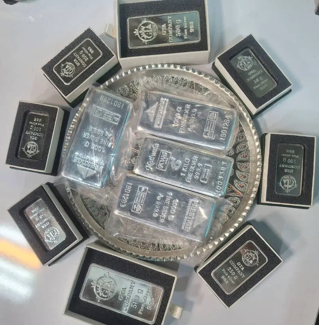 شمش و ساچمه نقره|جواهرات|شیراز, زند|دیوار