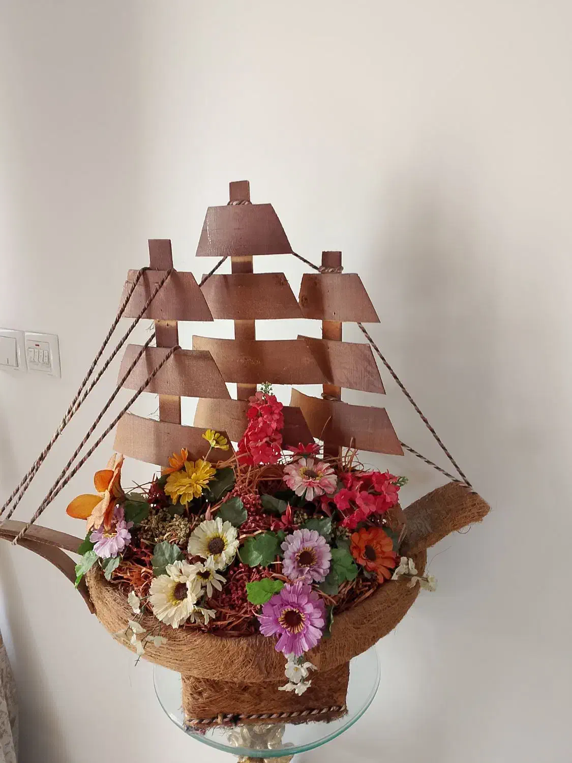 کشتی تایتانیک گل|مجسمه، تندیس، ماکت|قم, قم نو|دیوار