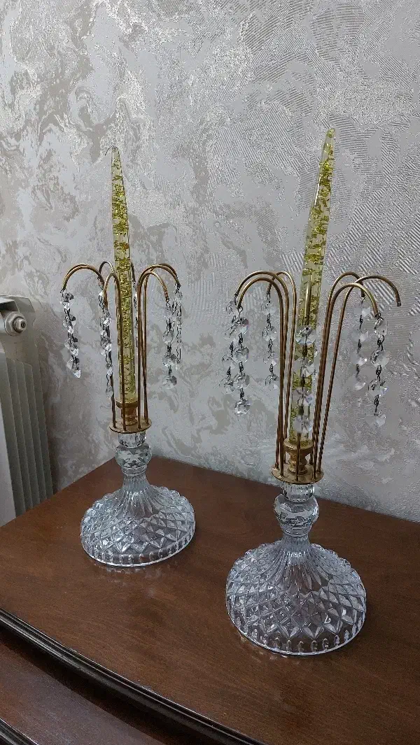 شمعدان کریستال|لوستر و چراغ آویز|مشهد, گوهرشاد|دیوار