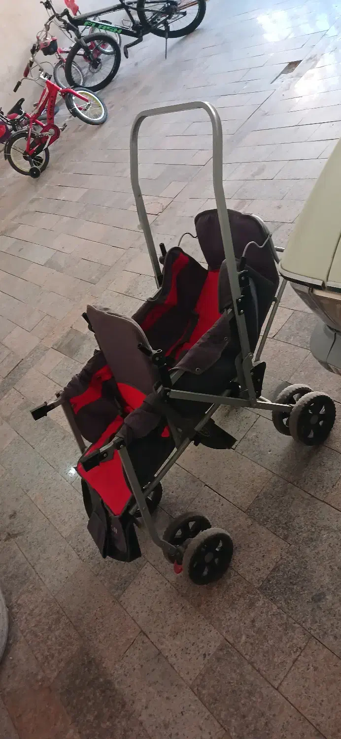 کالسکه دوقلو|کالسکه و لوازم جانبی|بیجار, |دیوار