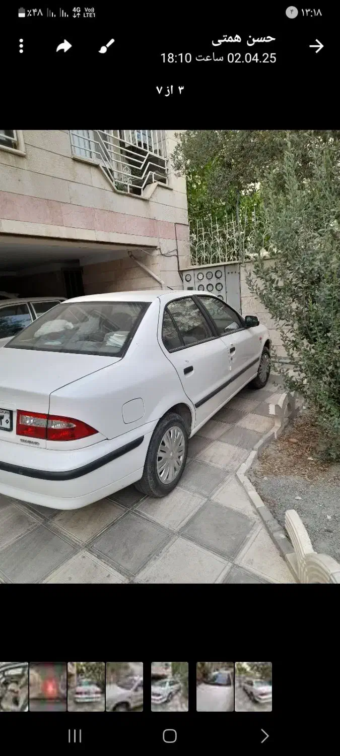 سمند lxمدل ۹۸|خودرو سواری و وانت|کرج, کوی کارمندان شمالی|دیوار