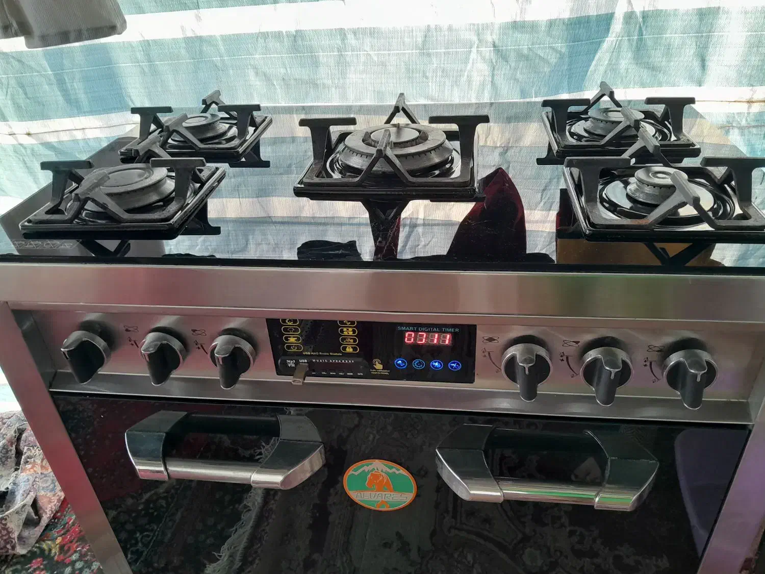 گاز ۵شعله|اجاق گاز و لوازم برقی پختوپز|طاهرگوراب, |دیوار