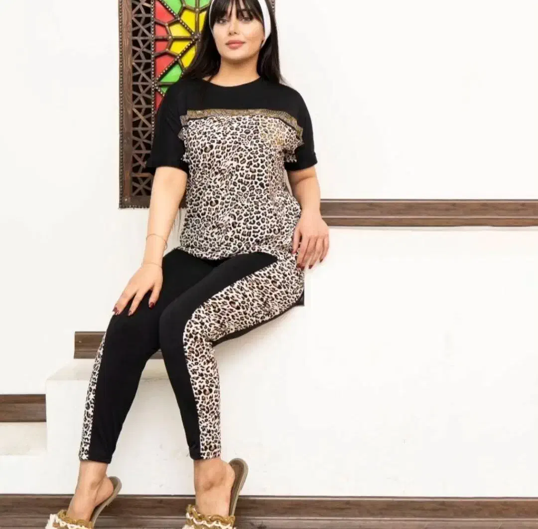 ست تیشرت و شلوار پلنگی|لباس|نظرآباد, رسالت|دیوار