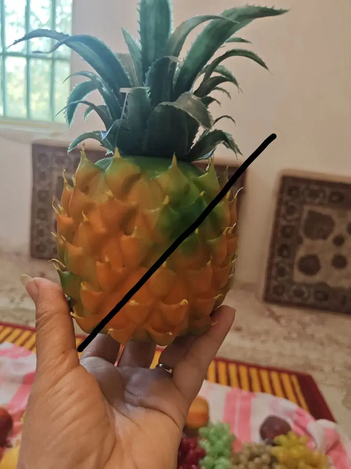 میوه های مصنوعی و سبزیجات خارجی ودکور میوه ای|صنایع دستی و سایر لوازم تزئینی|شیراز, زرهی|دیوار