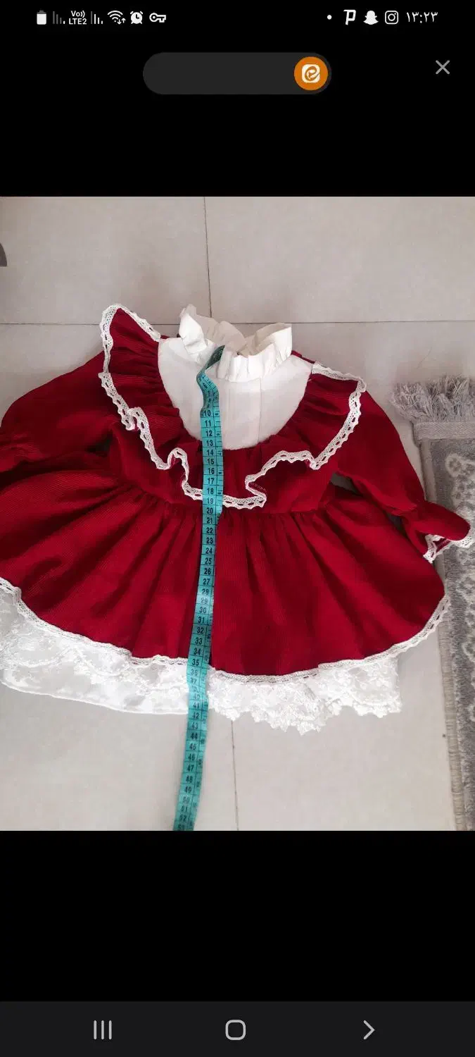 لباس یلدایی قرمز|کفش و لباس بچه|کاشان, شهرک انقلاب|دیوار