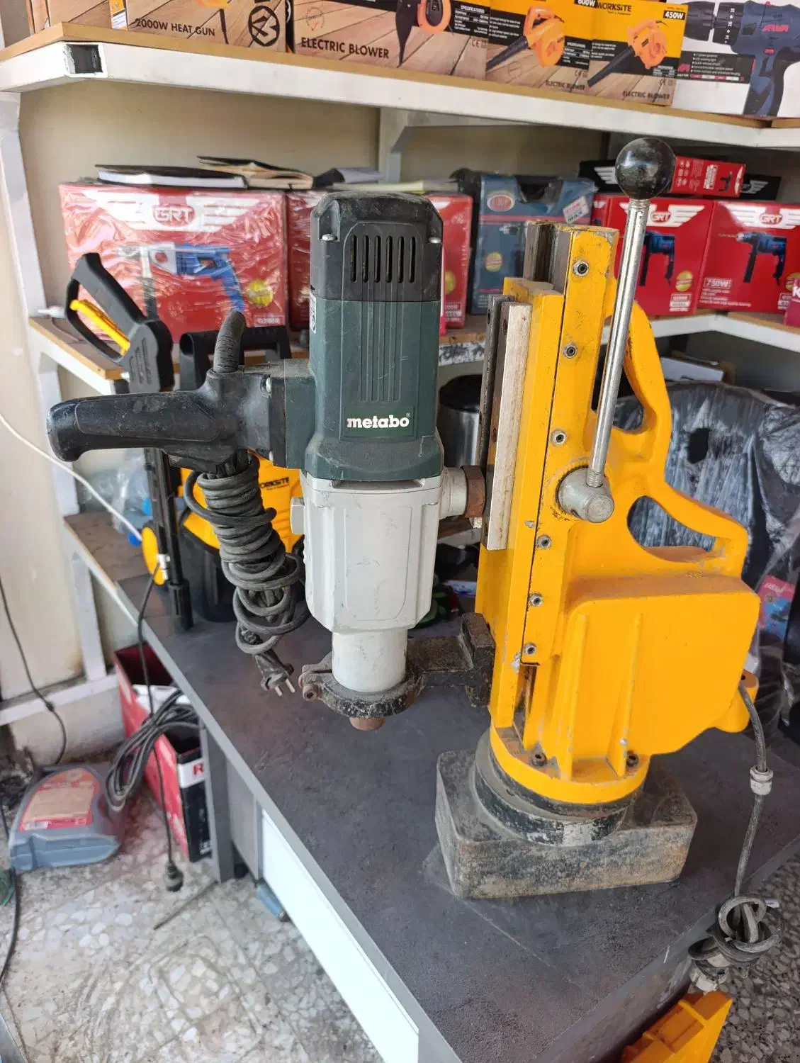 دریل مگنت متابو درحد همراه با پایه ایران مگنت|ابزارآلات|تهران, شهرک ابوذر|دیوار