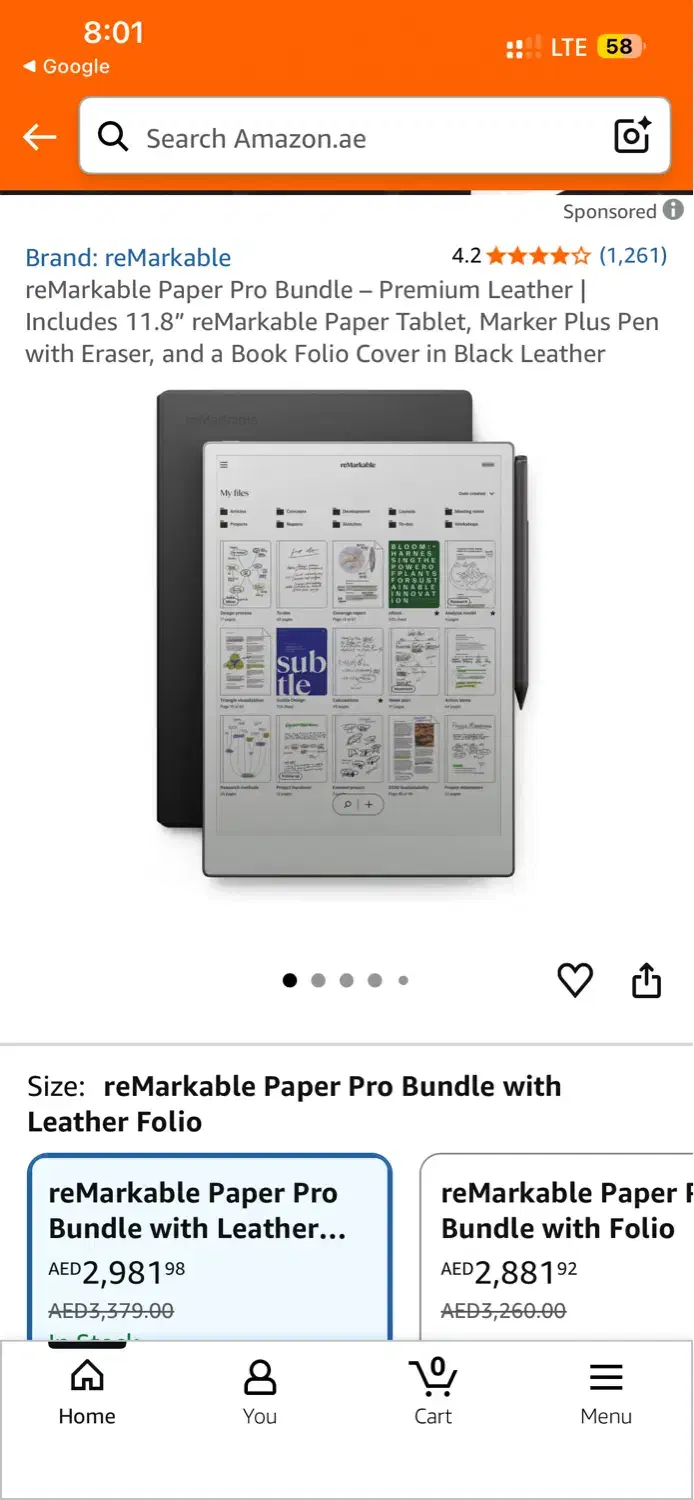 Remarkable Paper Pro ریمارکبل پیپر پرو|تبلت|تهران, آرارات|دیوار