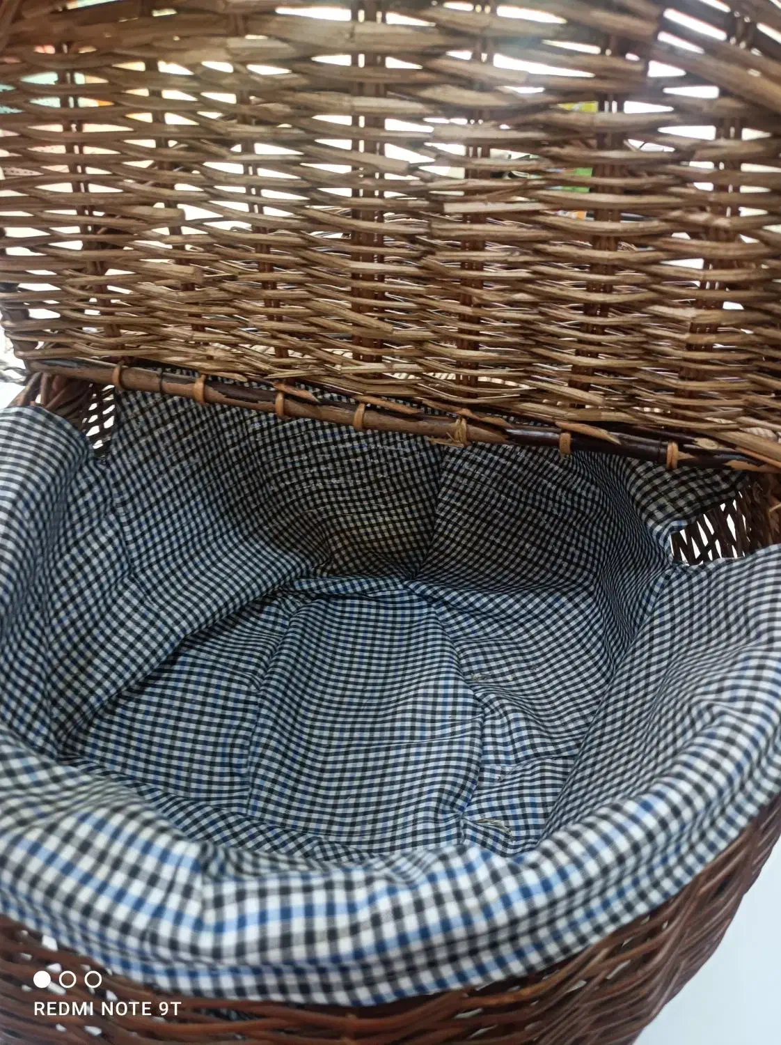 سبد حصیری پیکنیک|صنایع دستی و سایر لوازم تزئینی|مشهد, کوشش|دیوار