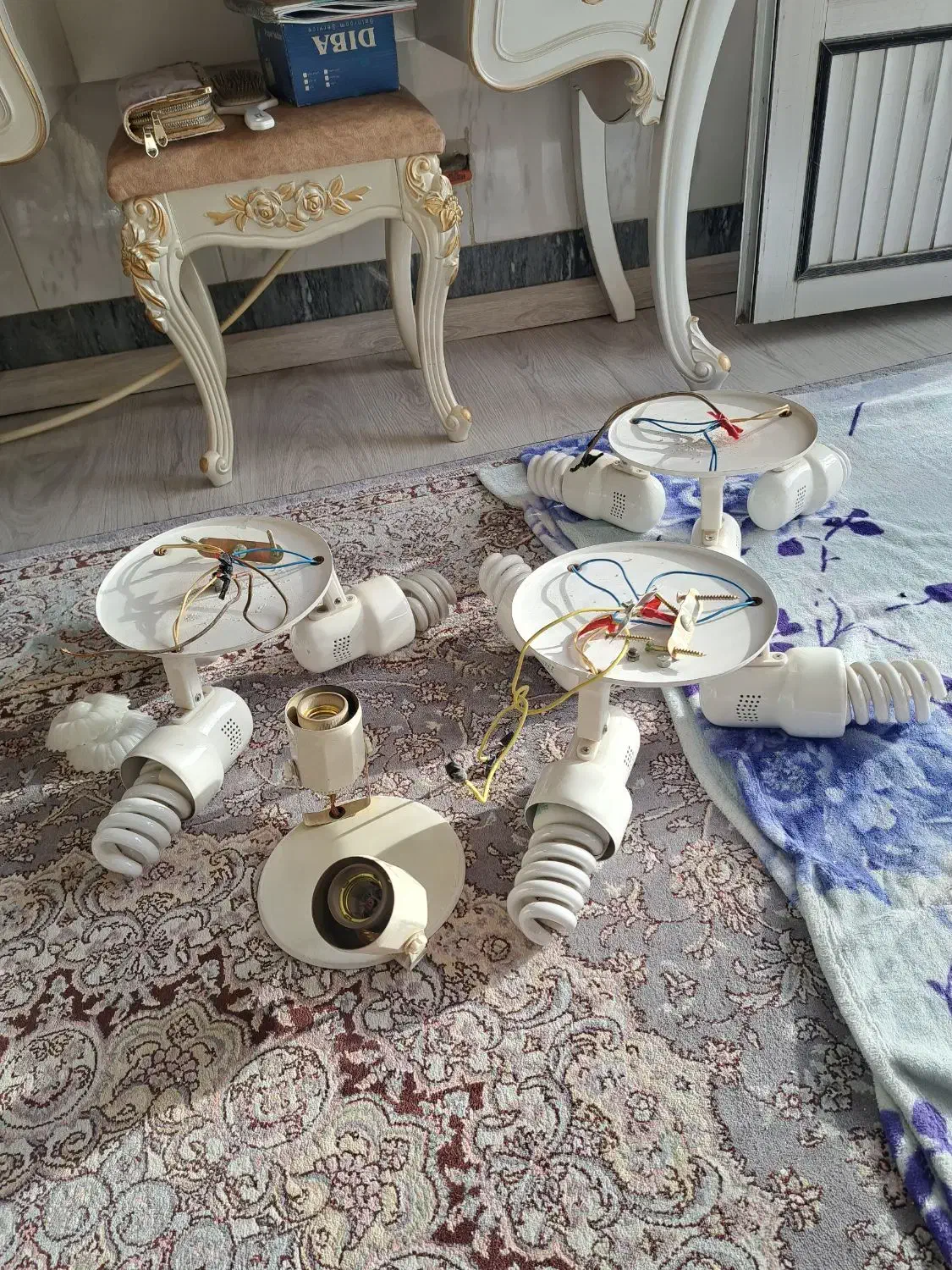 لوستر با لامپ|لوستر و چراغ آویز|میاندوآب, |دیوار