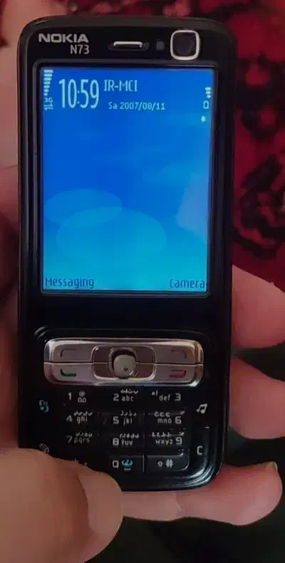 موبایل نوکیا اصل N 73 درحد نو موزیکال سالم با قوطی|موبایل|تبریز, |دیوار