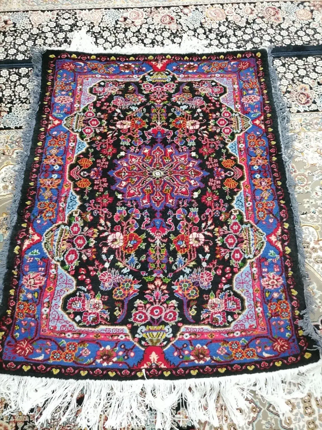 قالیچه دست باف|فرش|نهاوند, |دیوار