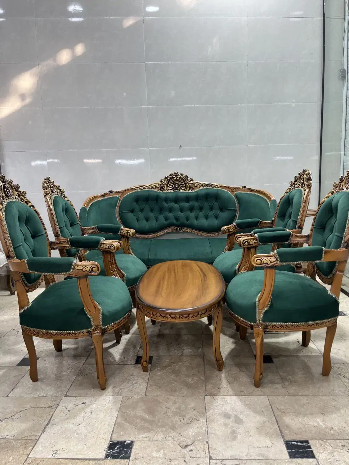 مبلمان لهستانی چوب راش|مبلمان خانگی و میز عسلی|تهران, نازی‌آباد|دیوار