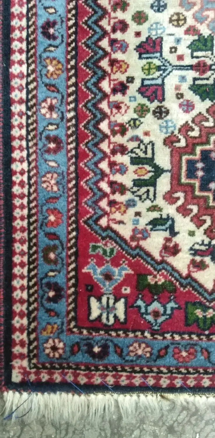 قالیچه فرش دستباف پشمی|فرش|اصفهان, نقش جهان|دیوار