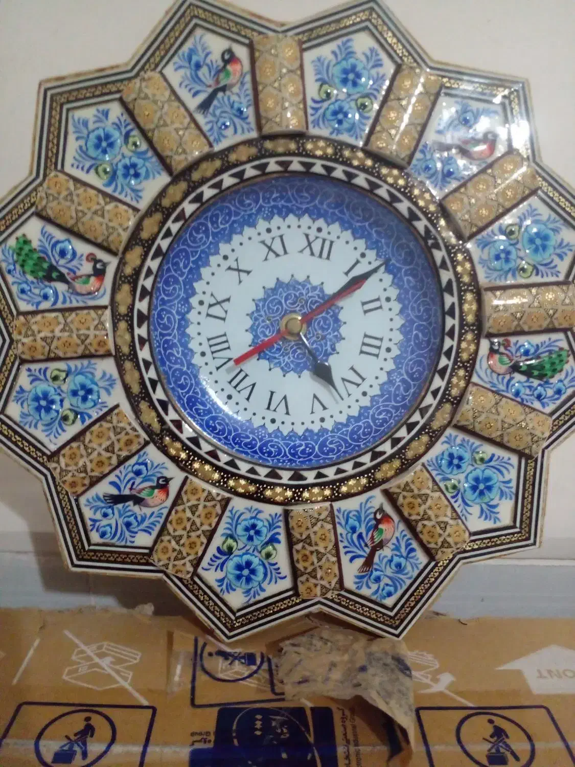 دوعددساعت میناکاری|ساعت دیواری و تزئینی|نجف‌آباد, قدس|دیوار