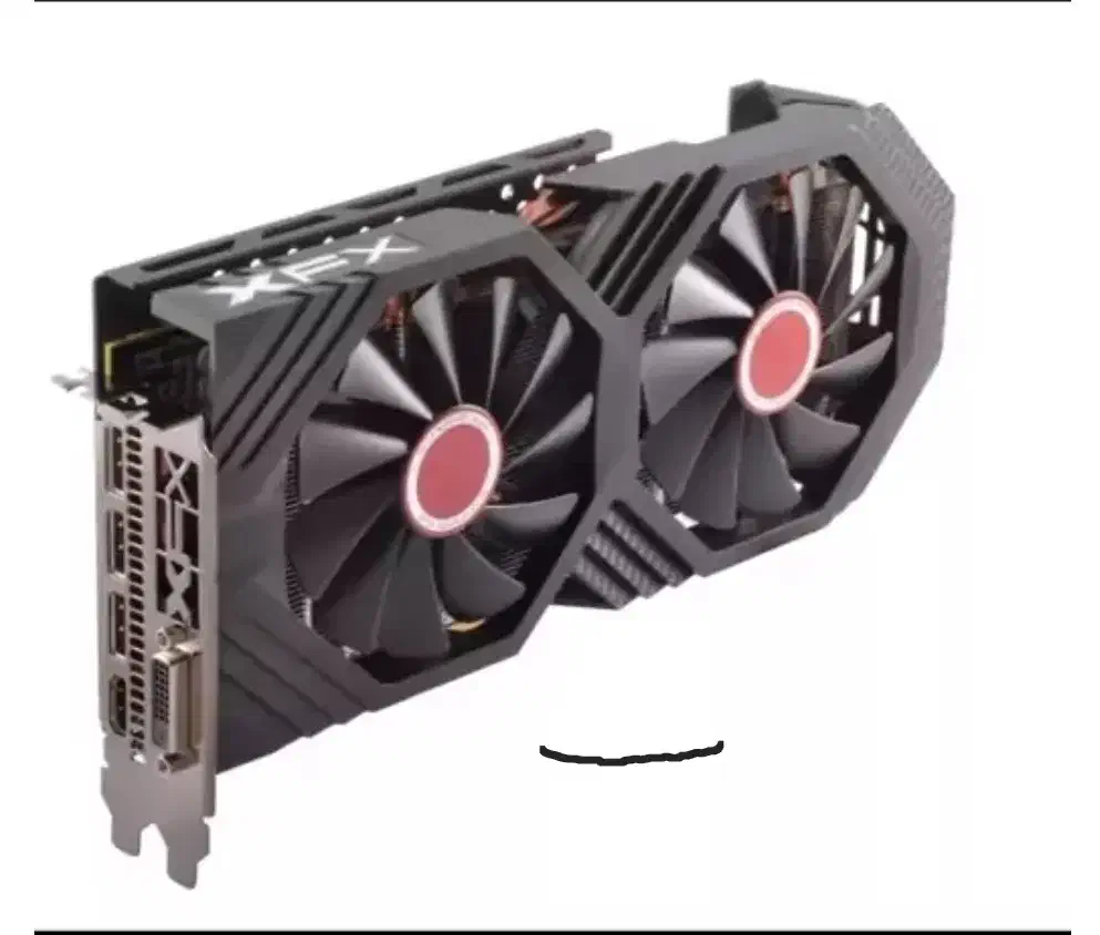 کارت گرافیک XFX RX580 P8D  8G کاملا نو (استوک نیس)|قطعات و لوازم جانبی رایانه|رودسر, |دیوار