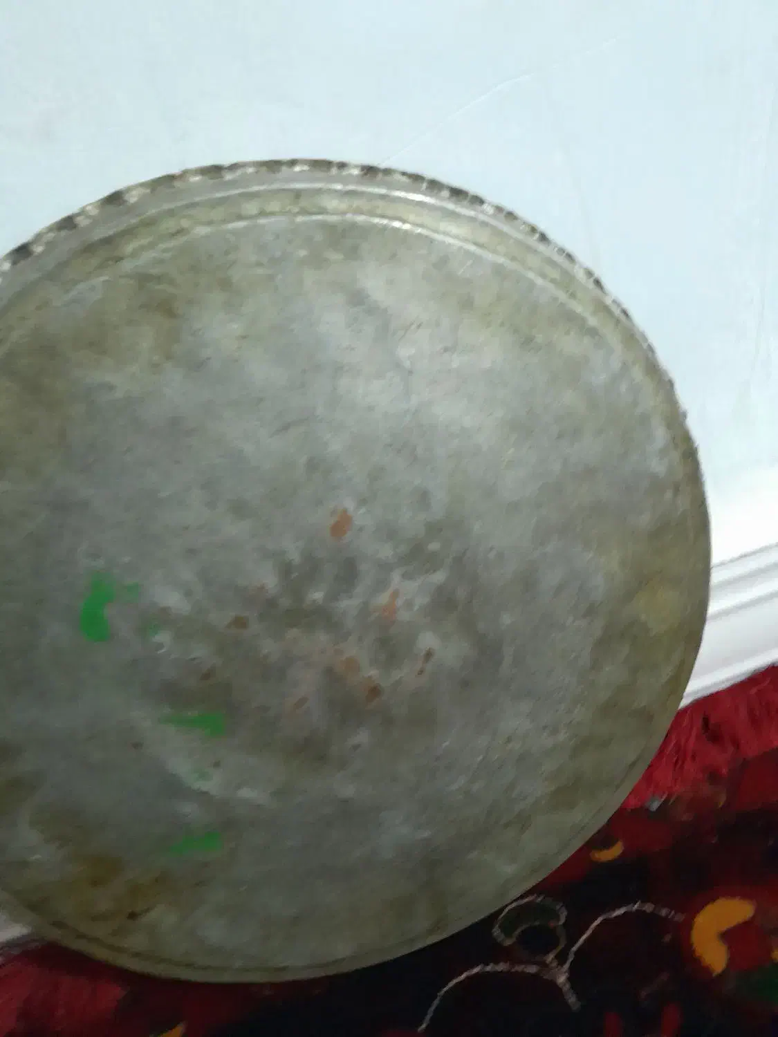 سینی مسی قدیمی|کلکسیون اشیاء عتیقه|خرم‌آباد, |دیوار