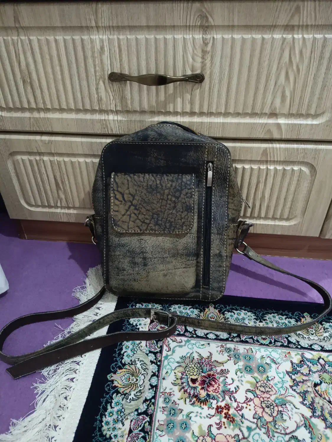 کیف دوشی چرم طبیعی مردانه|کیف، کفش، کمربند|قم, پردیسان|دیوار