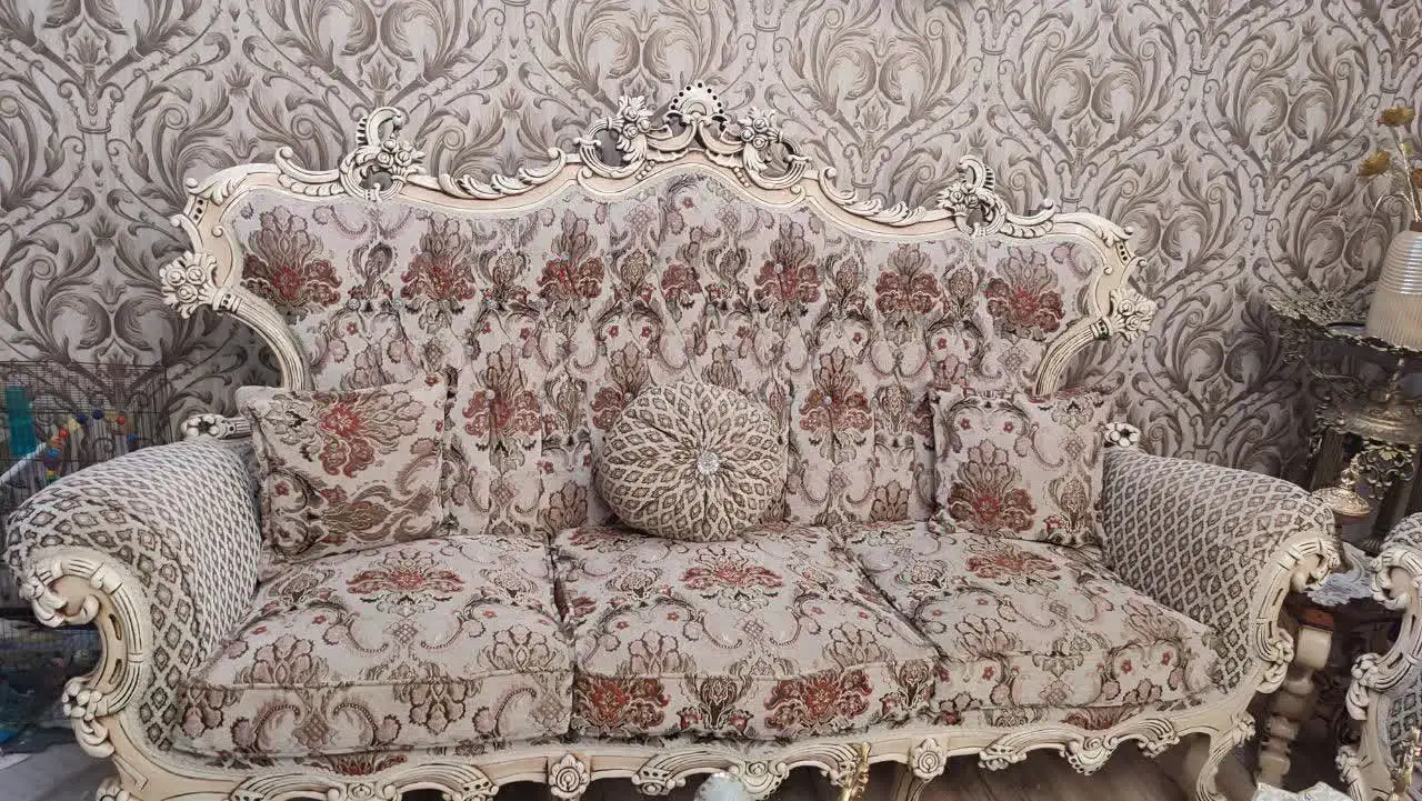 مبلمان استیل ۹ نفره همراه با میز عسلی و جلو مبلی|مبلمان خانگی و میز عسلی|ورامین, ورامین|دیوار