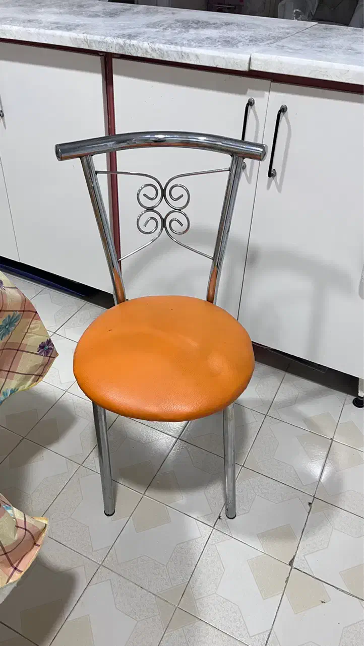 چهار عدد صندلی آشپز خانه استیل|میز و صندلی غذاخوری|کرمان, |دیوار