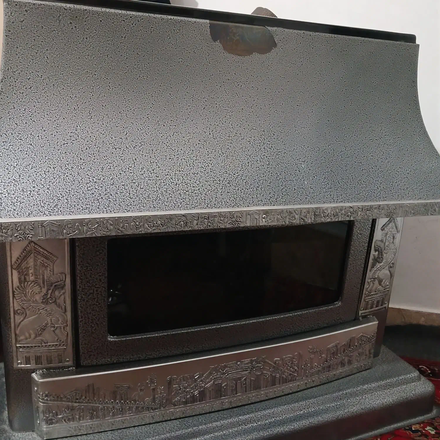 بخاری طرح شومینه|بخاری، هیتر، شومینه|سهند, |دیوار